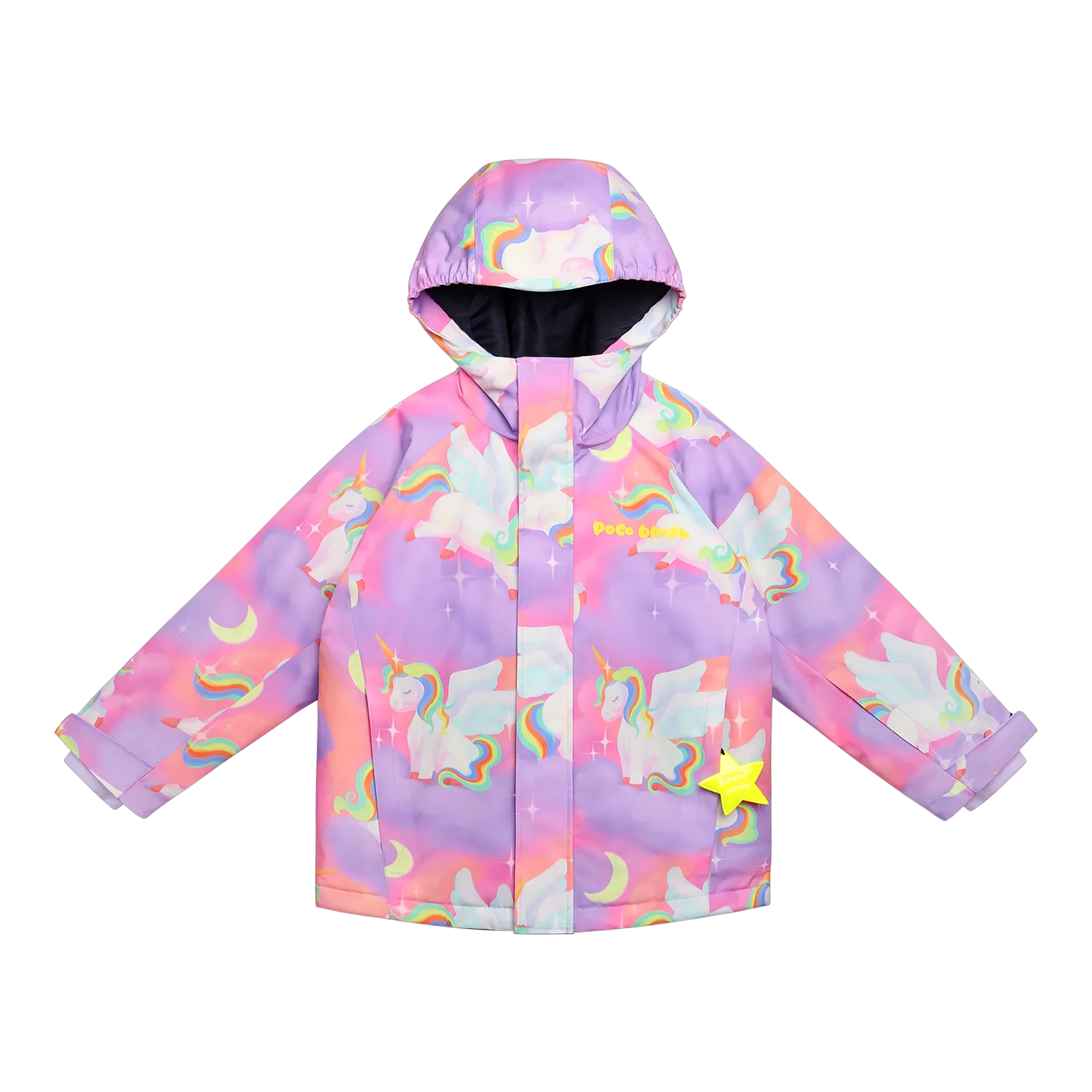 Poco Blush Dreamy Pegasus Insulated Ski Jacket Purple