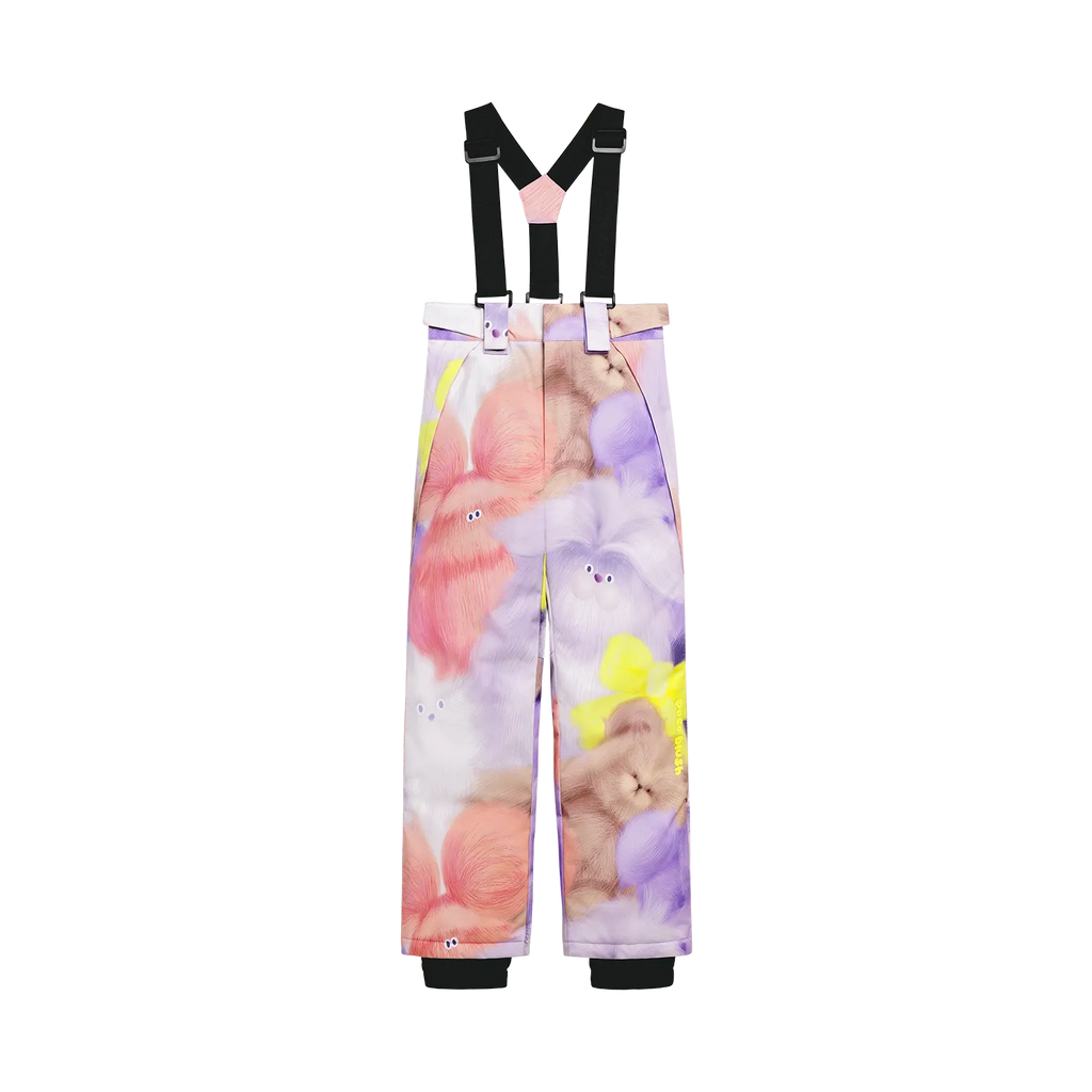 Poco Blush Fuzzy Friends Insulated Ski Pants Pink