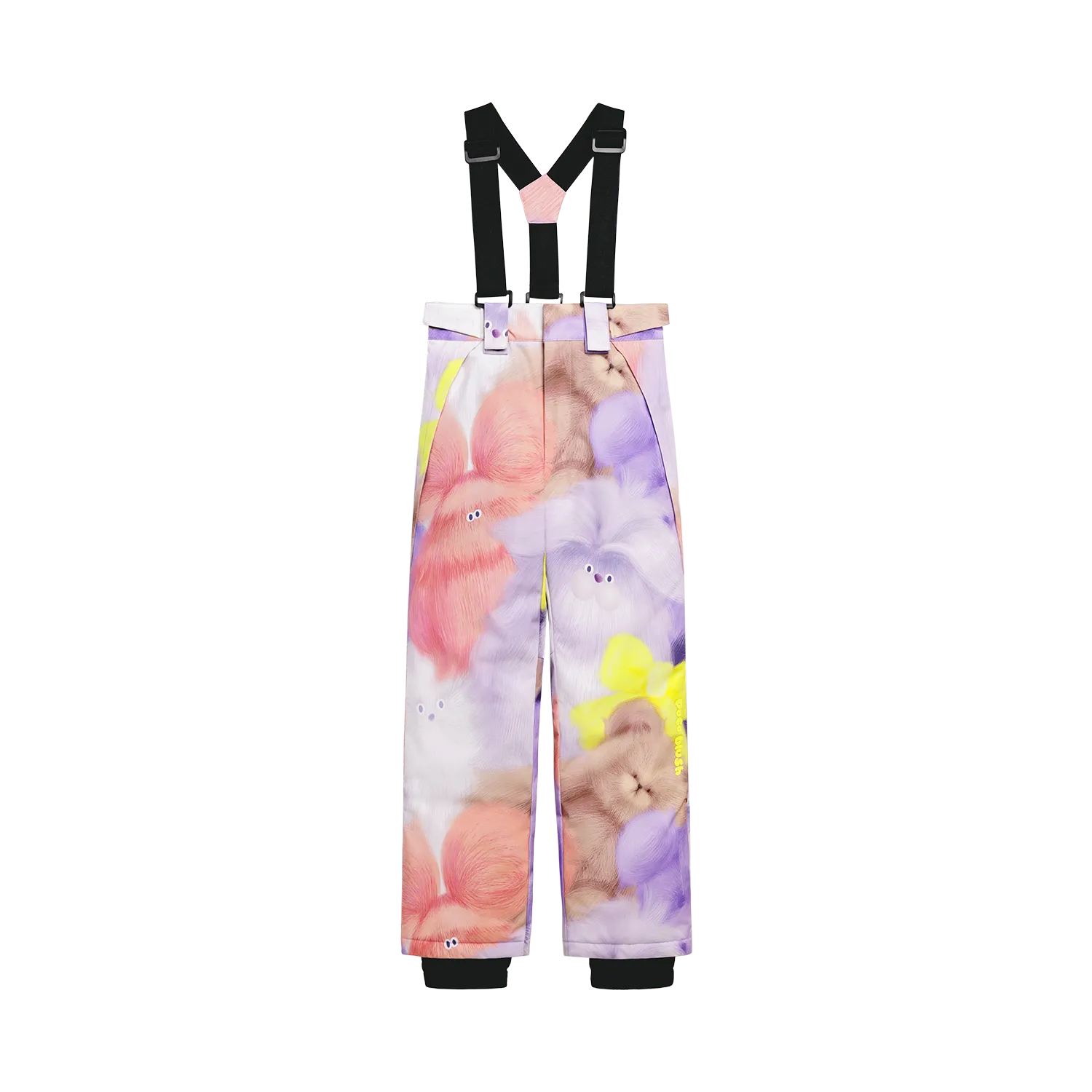 Poco Blush Fuzzy Friends Insulated Ski Pants Pink