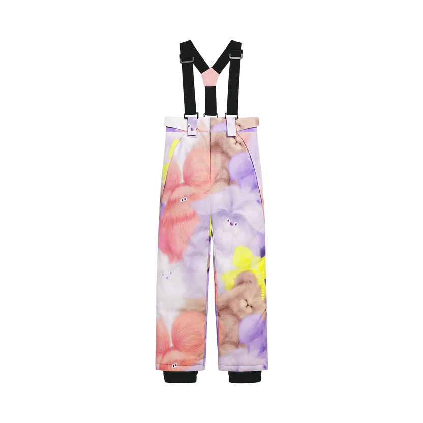 Fuzzy Friends Insulated Ski Pants by Poco Blush