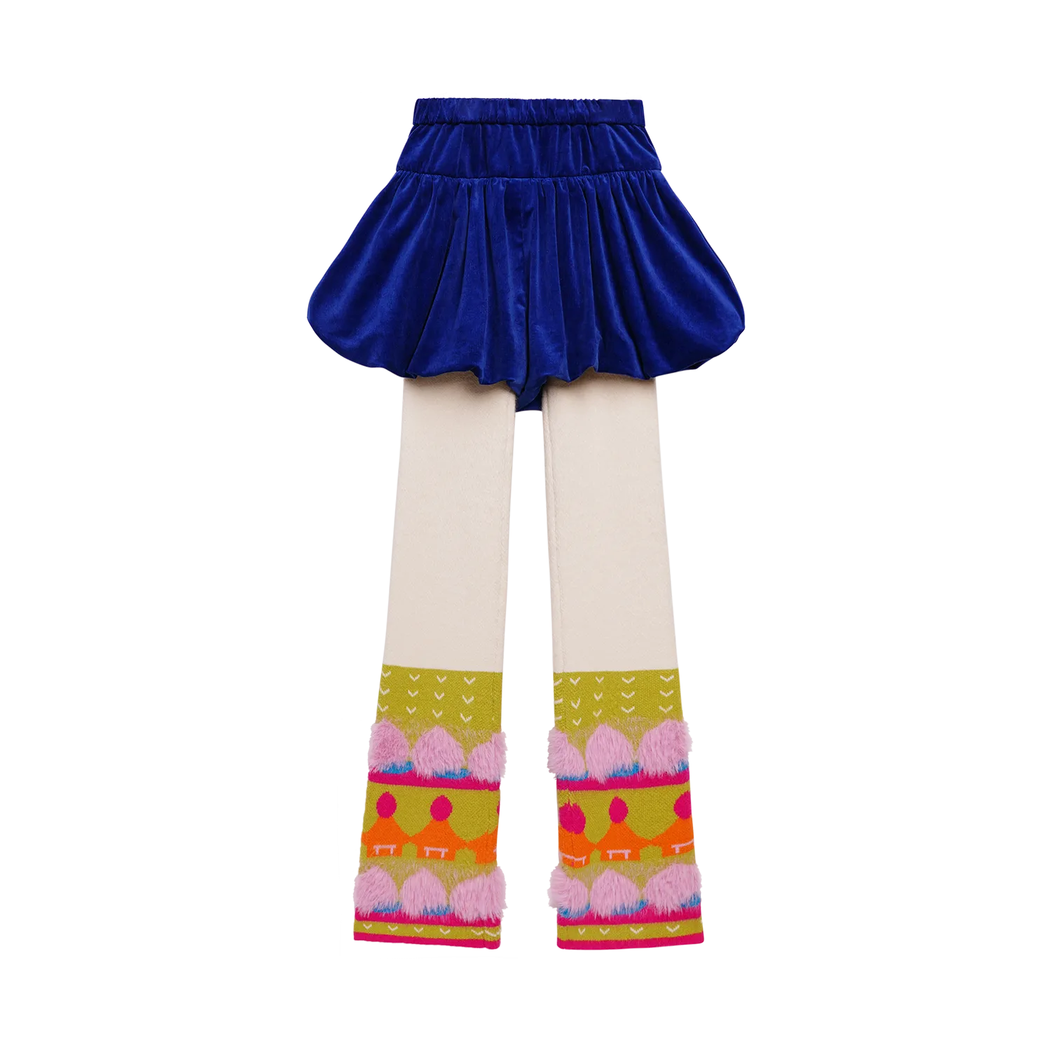 Poco Blush Star Peach Night Corduroy Bubble Trousers