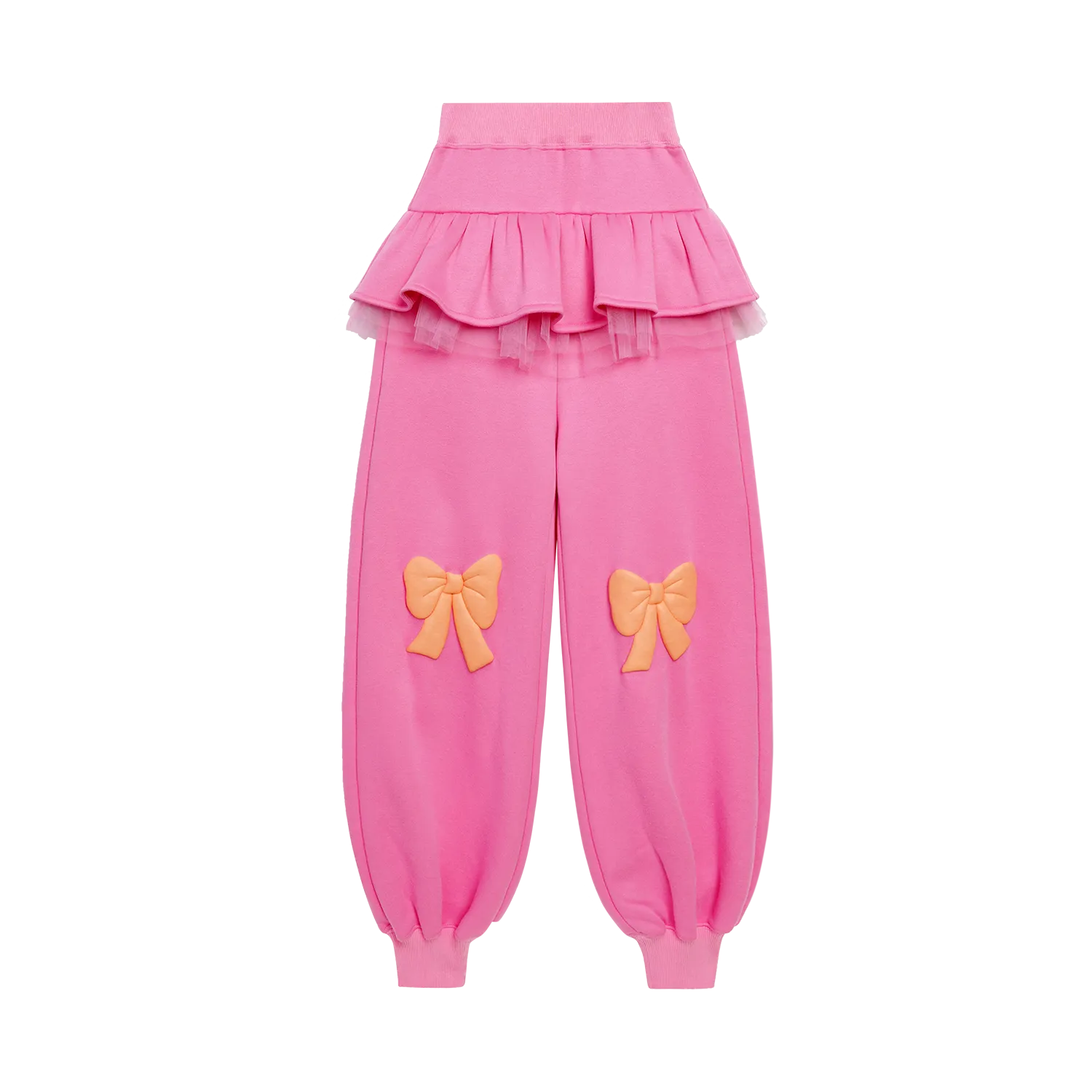 Poco Blush Warm Fleece Bow Print Skort