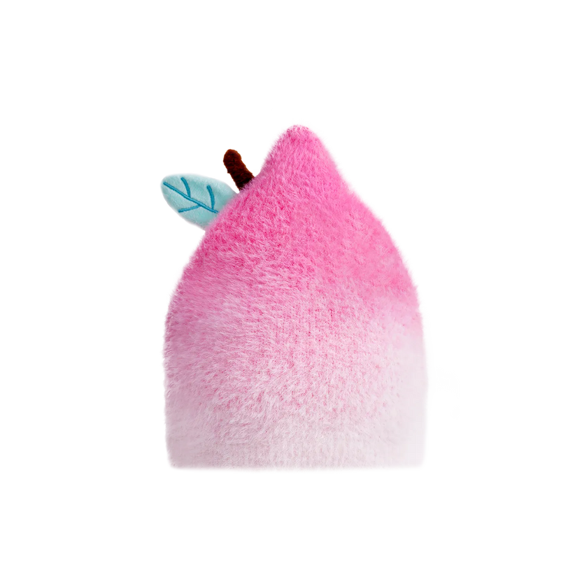 Little Magic Peach Plush Knit Beanie by Poco Blush