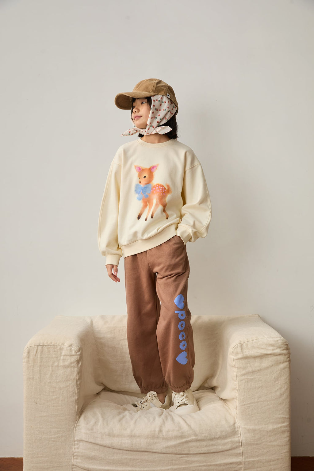 Ink-Wash Animals Sweatshirt by Poco Blush — hero view 1