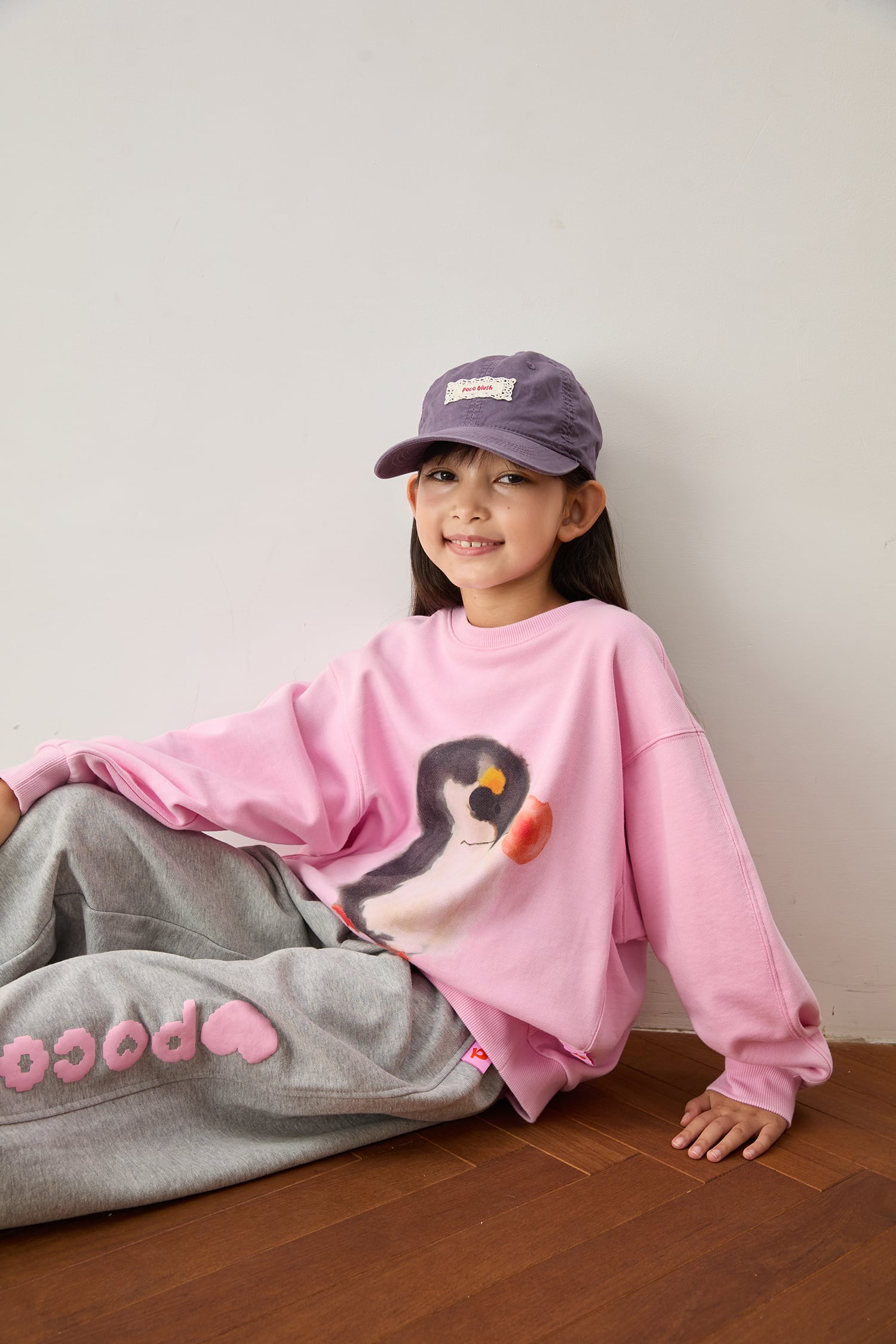 Ink-Wash Animals Sweatshirt by Poco Blush — hero view 3