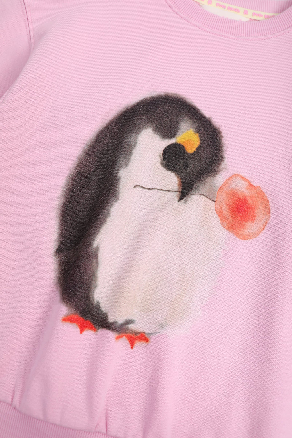 Ink-Wash Animals Sweatshirt by Poco Blush — detail view 10