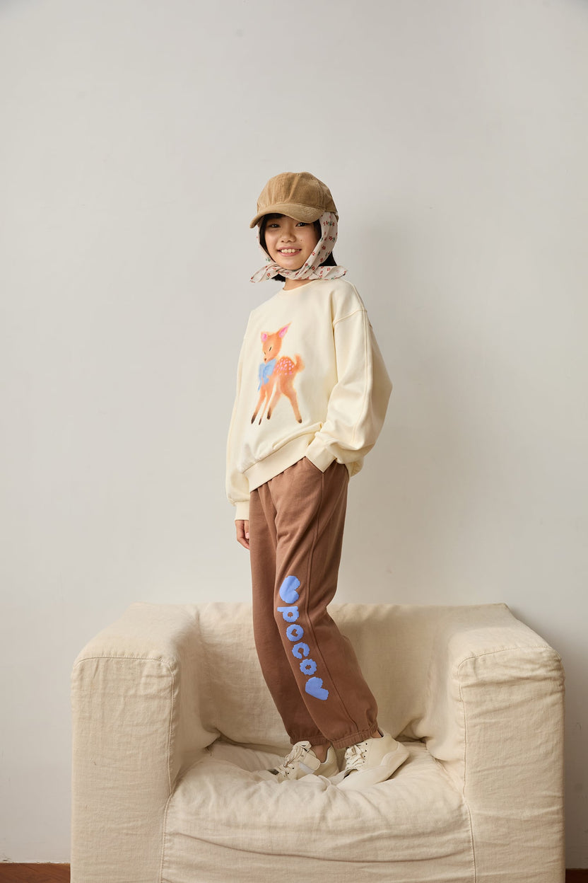 Puff-Print Colour-Block Joggers by Poco Blush — hero view 2