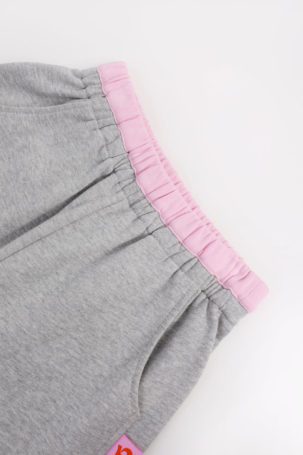 Puff-Print Colour-Block Joggers by Poco Blush — detail view 9
