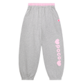 Puff-Print Colour-Block Joggers in Pencil Grey — flat lay