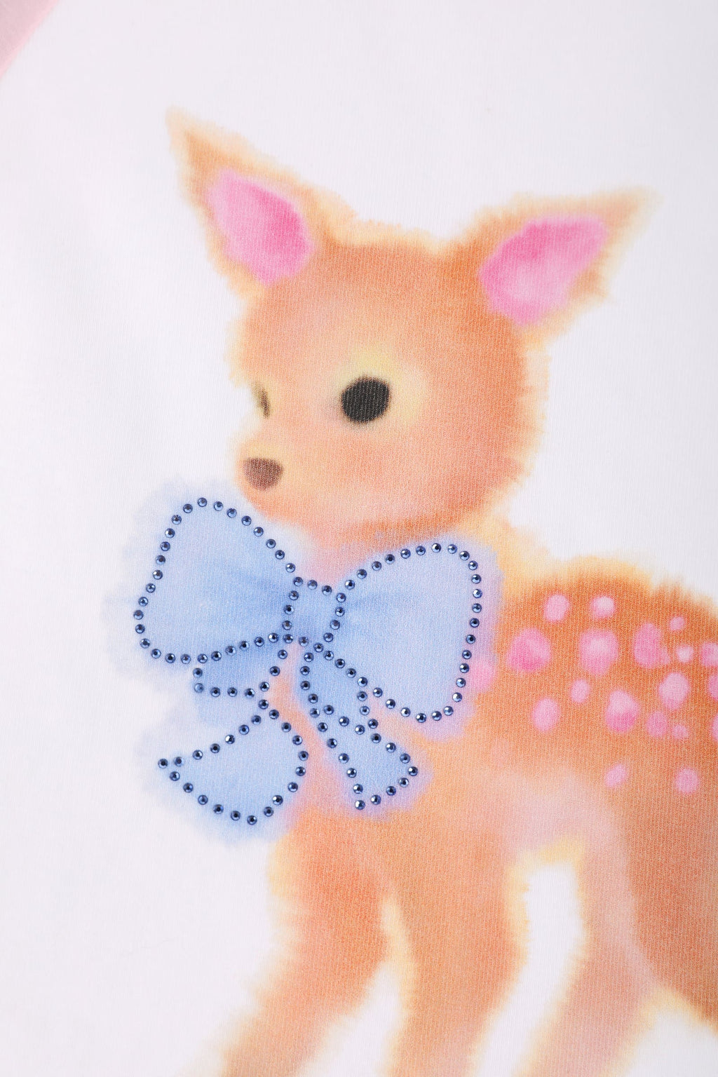 Ink-Wash Animals Raglan Long-Sleeve Tee by Poco Blush — detail view 10
