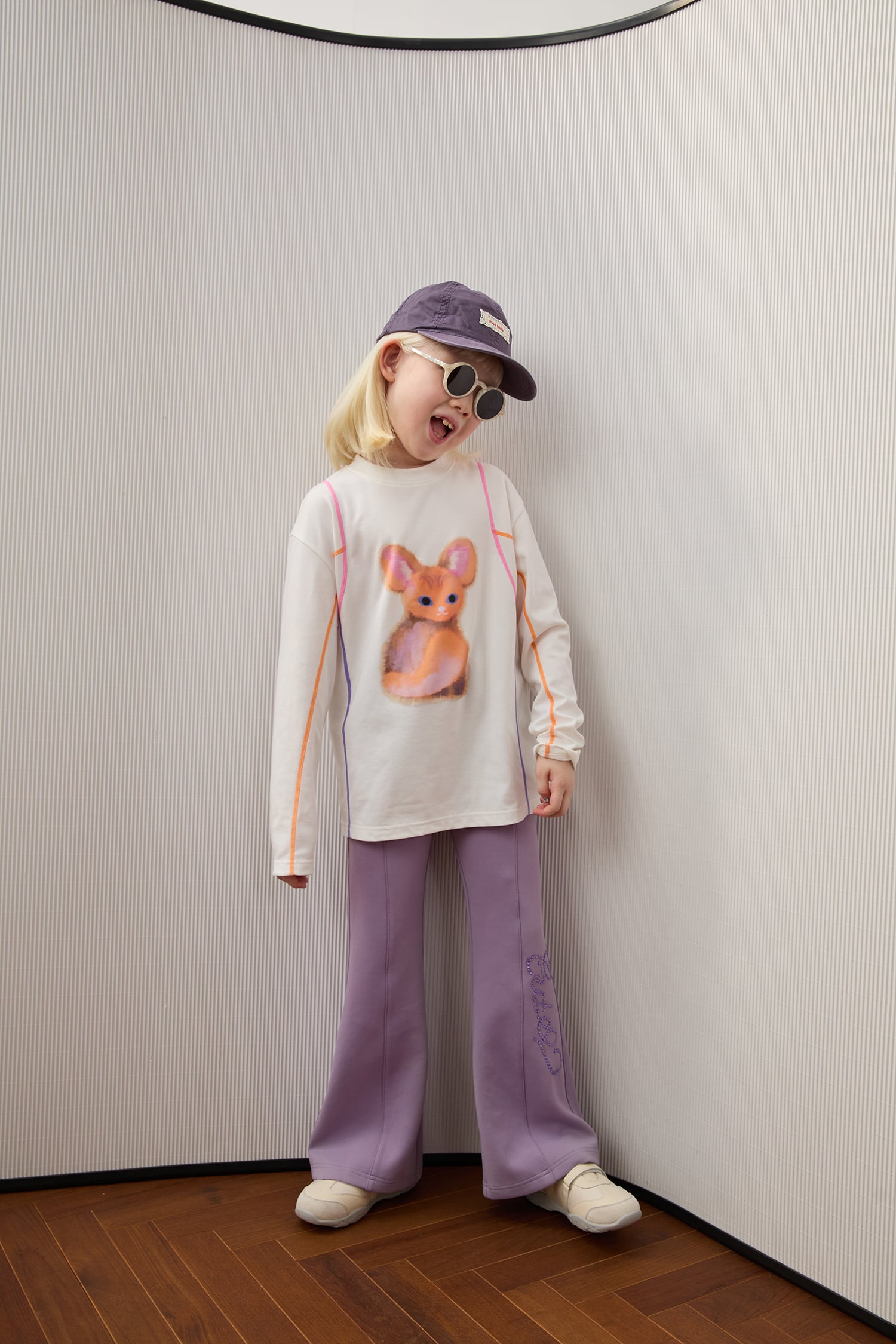 Autumn Ink-Wash Animals Tee by Poco Blush — hero view 3