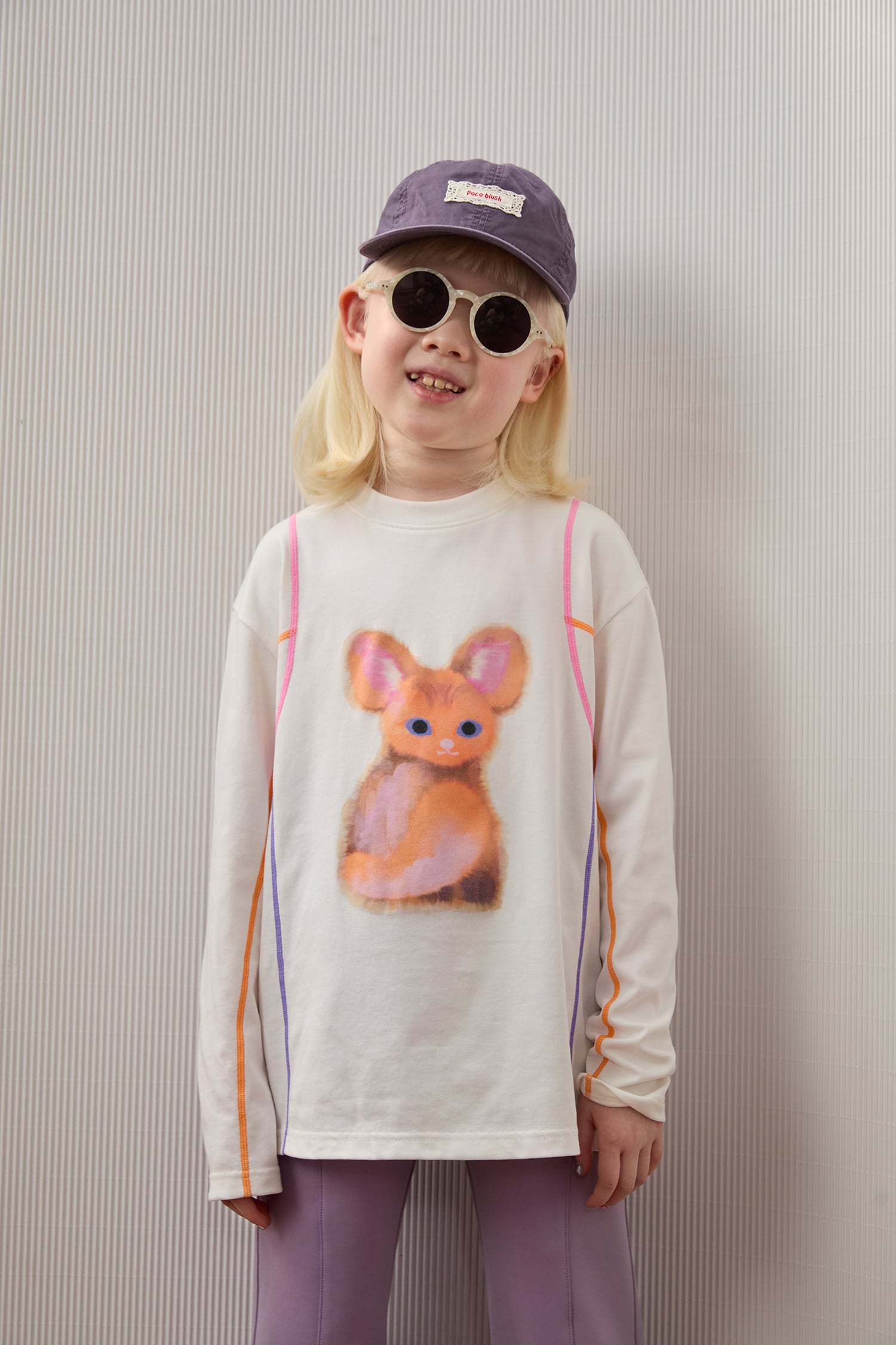 Autumn Ink-Wash Animals Tee by Poco Blush — hero view 4