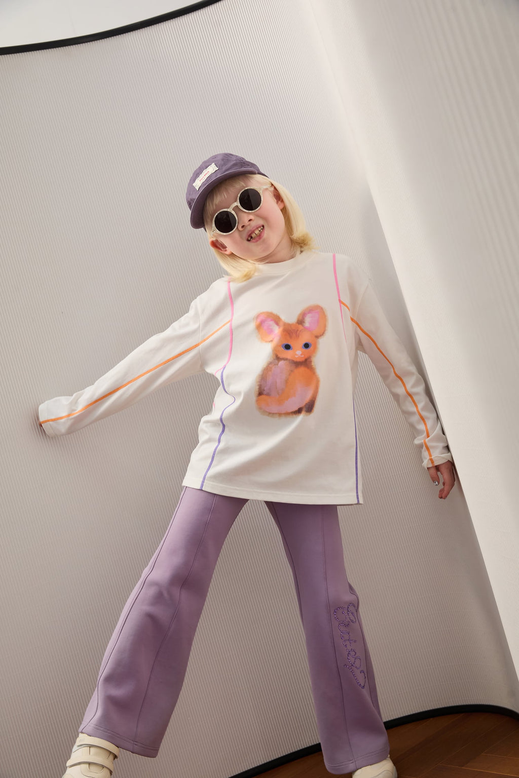 Autumn Ink-Wash Animals Tee by Poco Blush — hero view 5