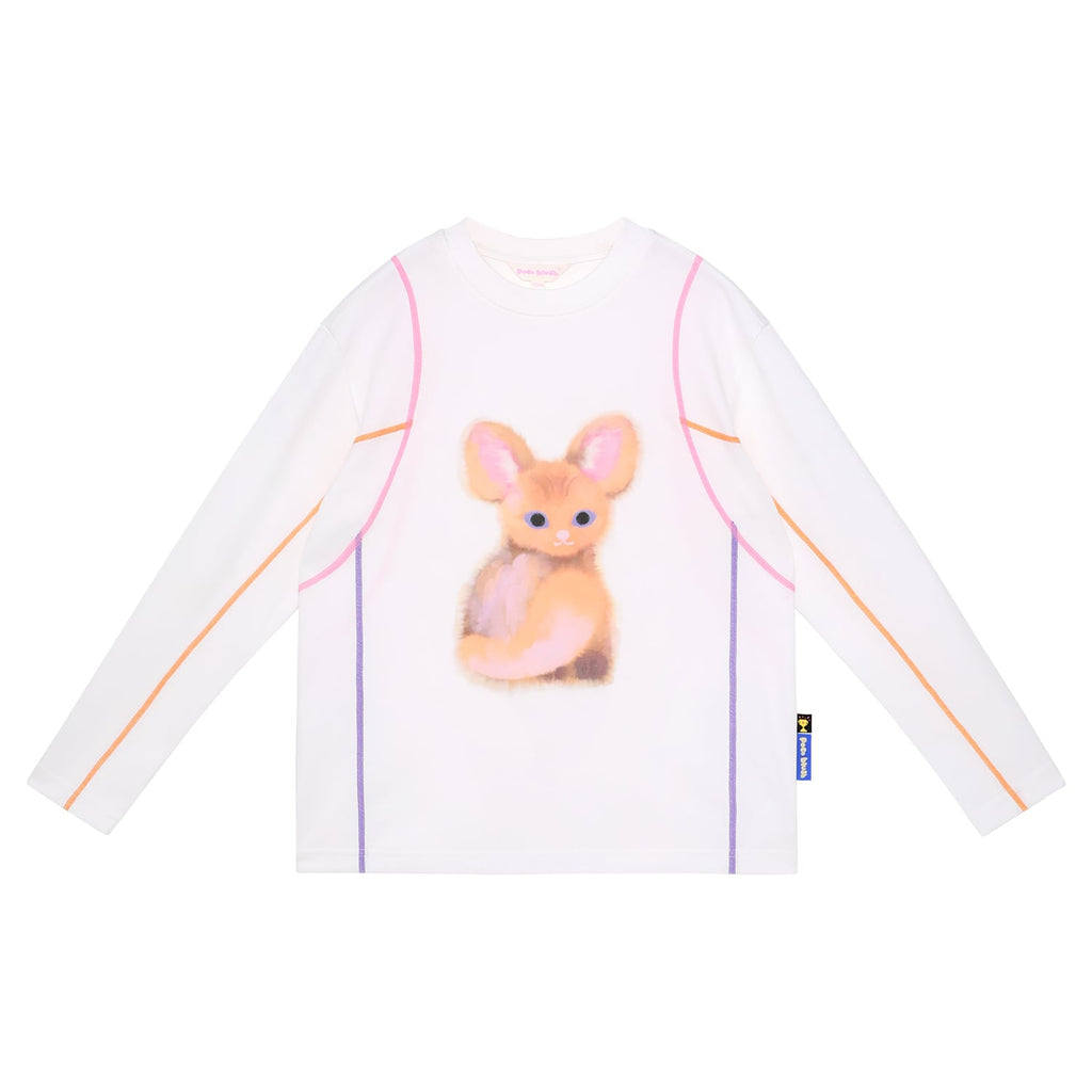 Autumn Ink-Wash Animals Tee by Poco Blush — flat view 7