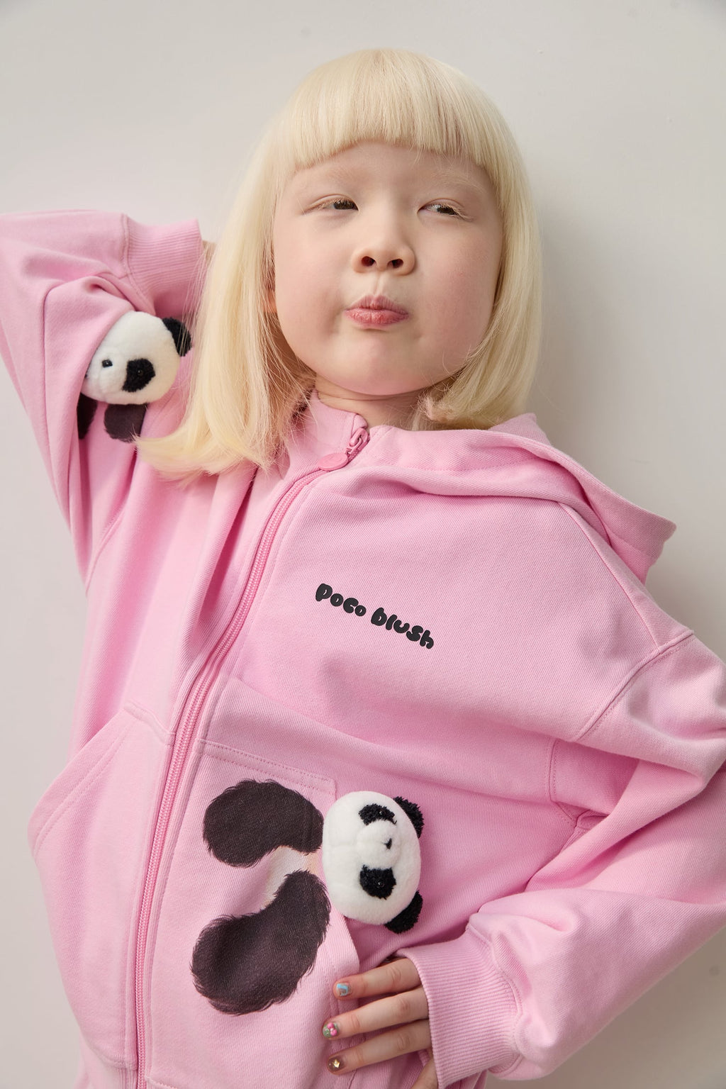 Ink-Wash Animals Character Hoodie by Poco Blush — hero view 4
