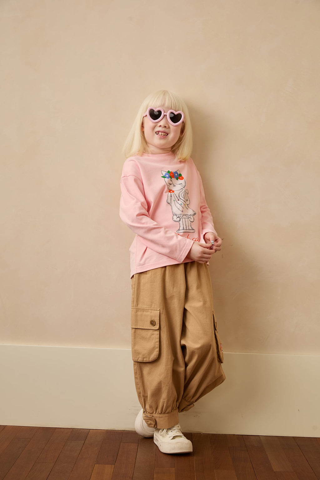 Greek Cat Crystal Tee by Poco Blush — hero view 4