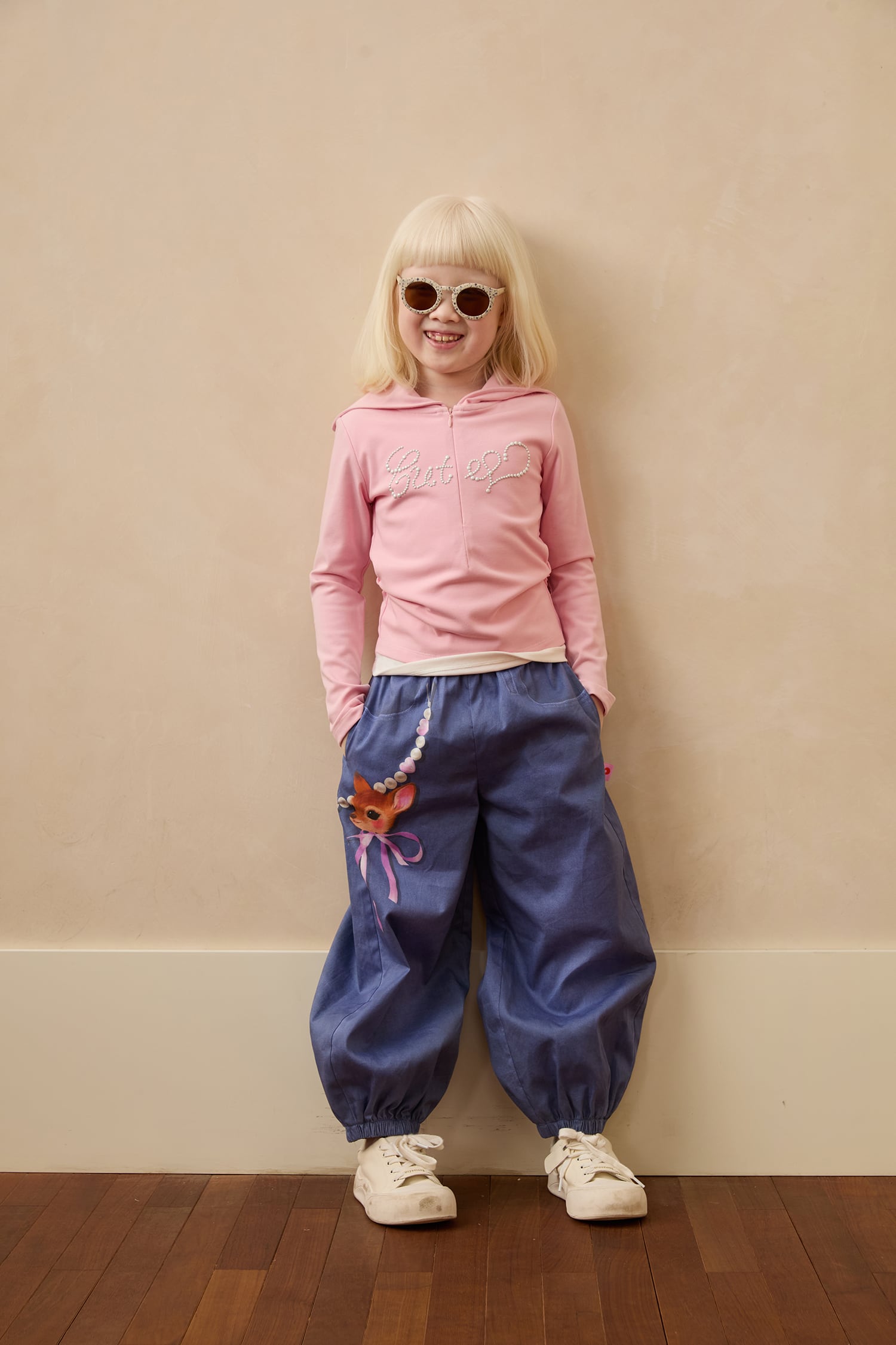 Beaded Layered Knit Top by Poco Blush — hero view 1