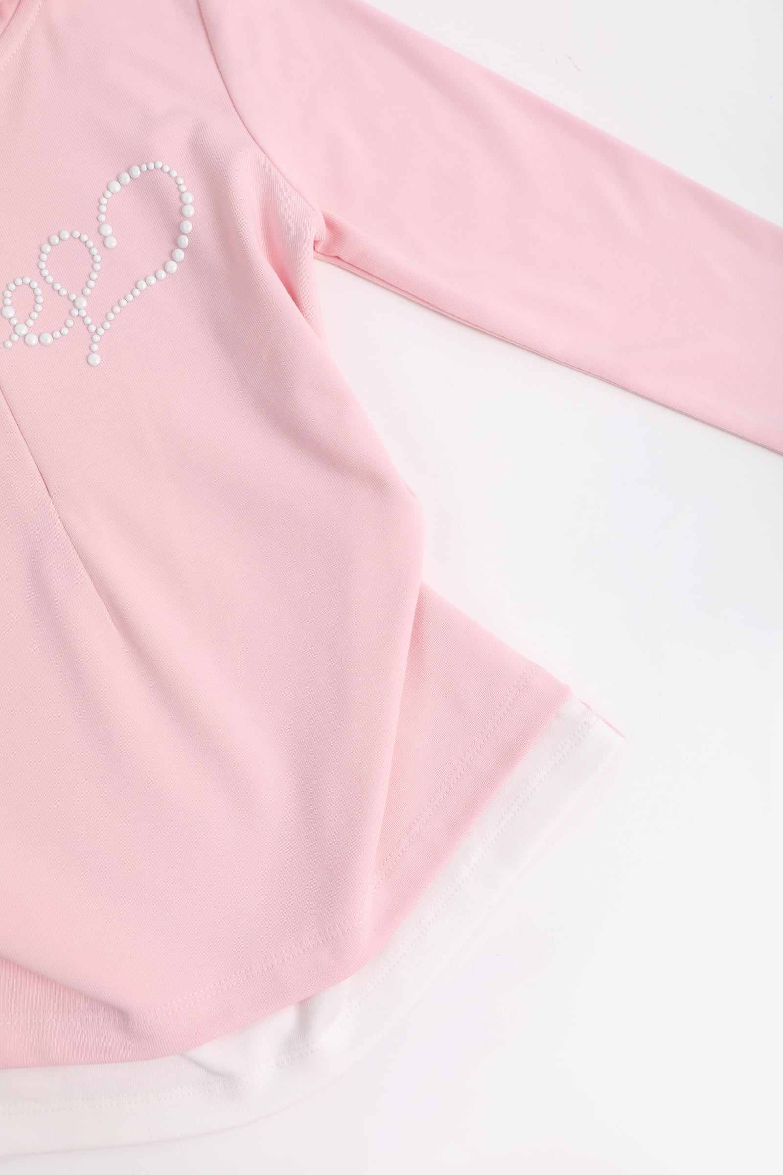 Beaded Layered Knit Top by Poco Blush — detail view 11