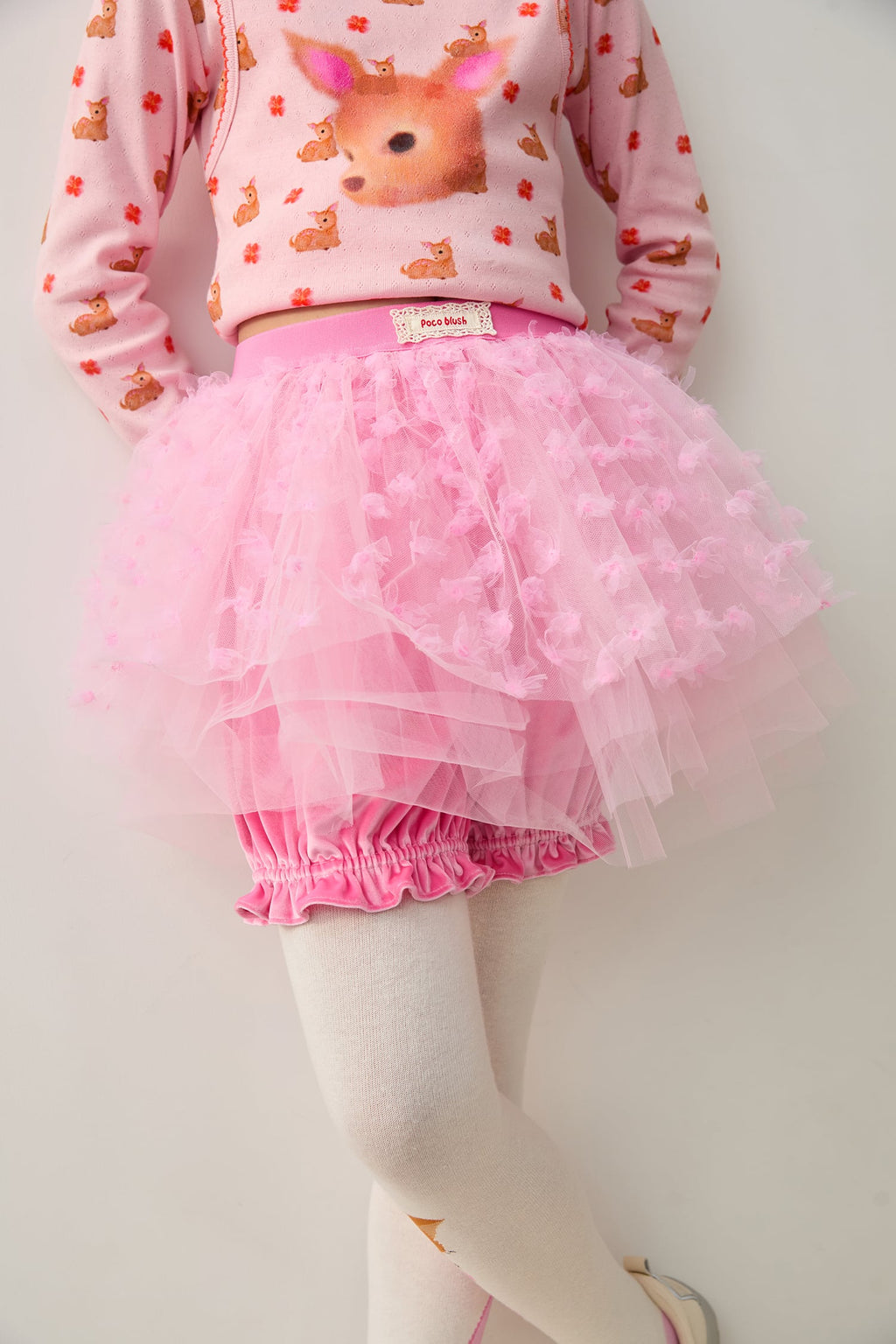 Tulle Puff Skort by Poco Blush — hero view 4