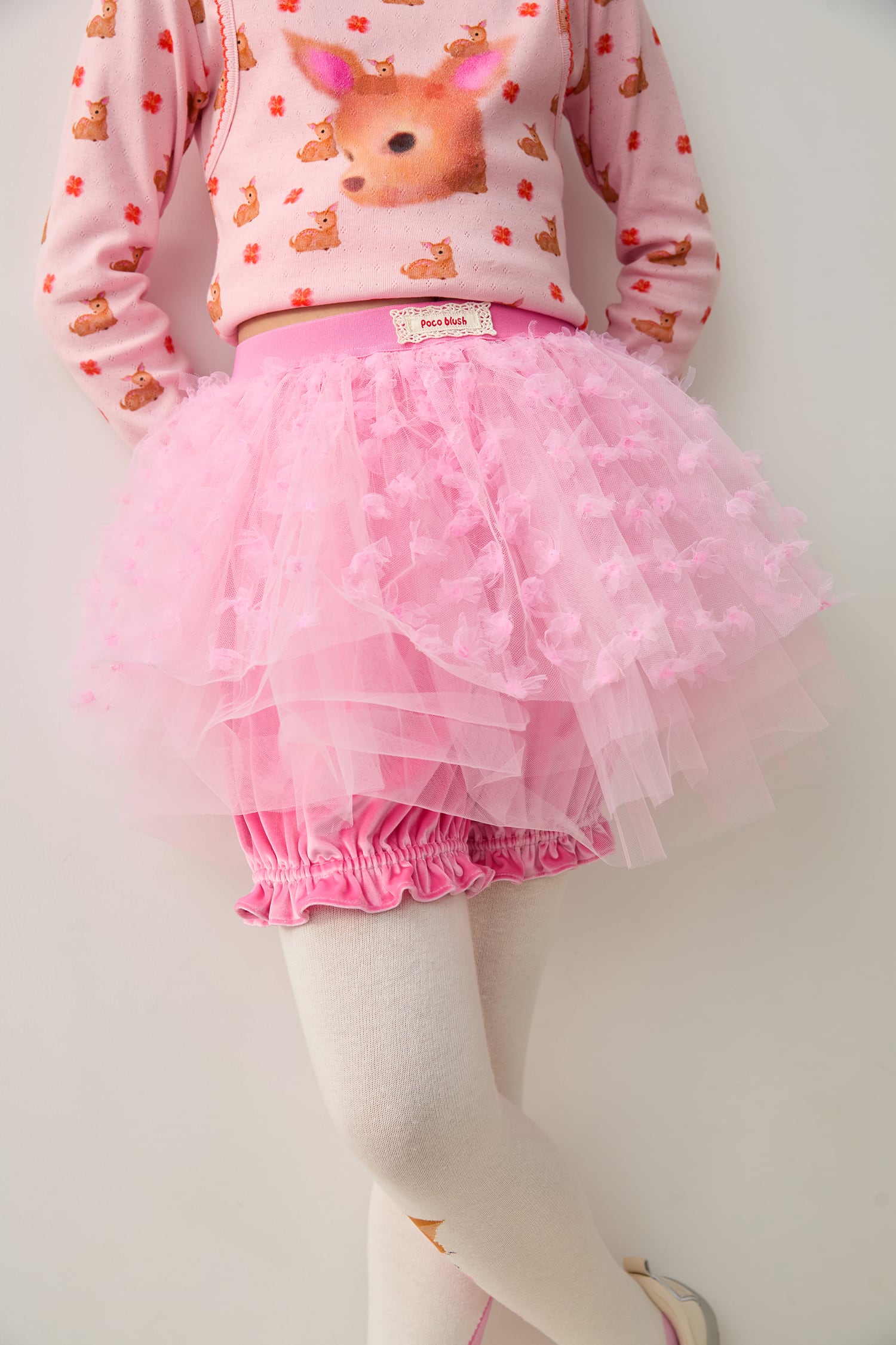 Tulle Puff Skort by Poco Blush — hero view 4