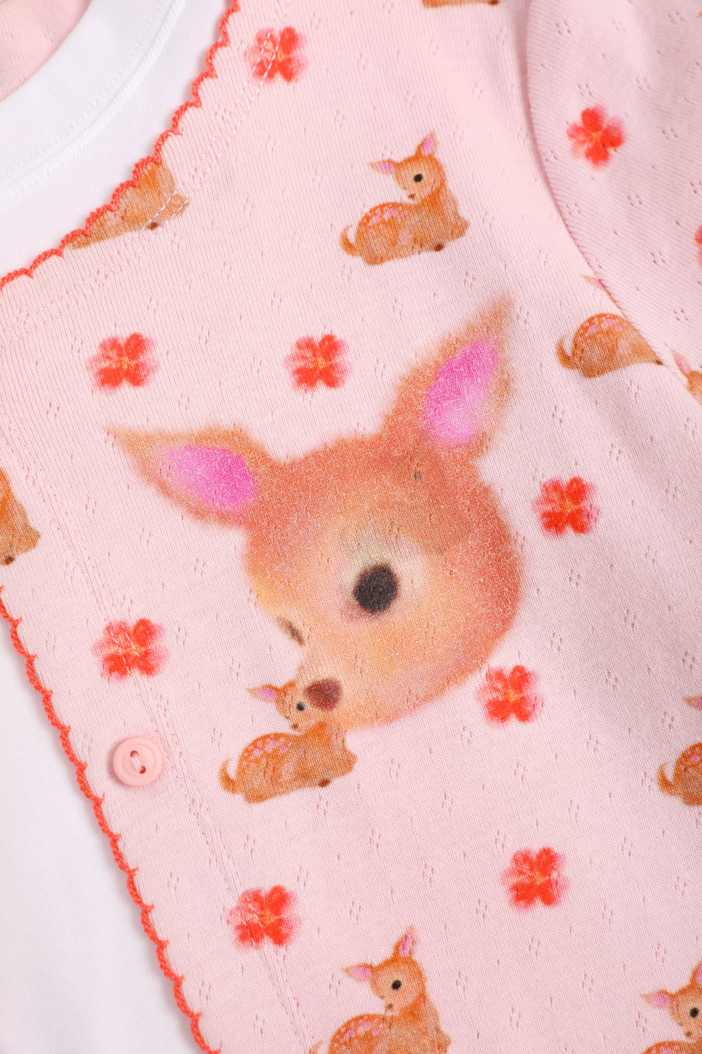 Lace-Trim Layered Printed Top by Poco Blush — detail view 10