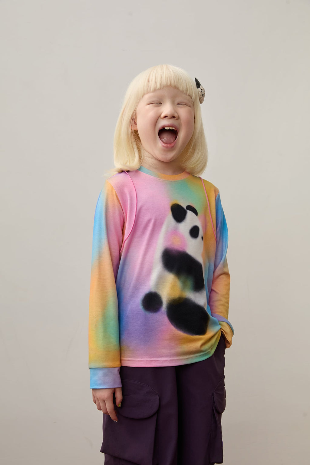 Watercolour Ombre Long-Sleeve Top by Poco Blush — hero view 3