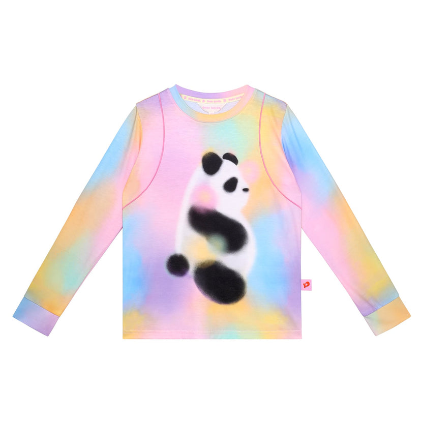 Watercolour Ombre Long-Sleeve Top by Poco Blush — flat view 6