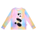 Watercolour Ombre Long-Sleeve Top in Watercolour Pink — flat lay