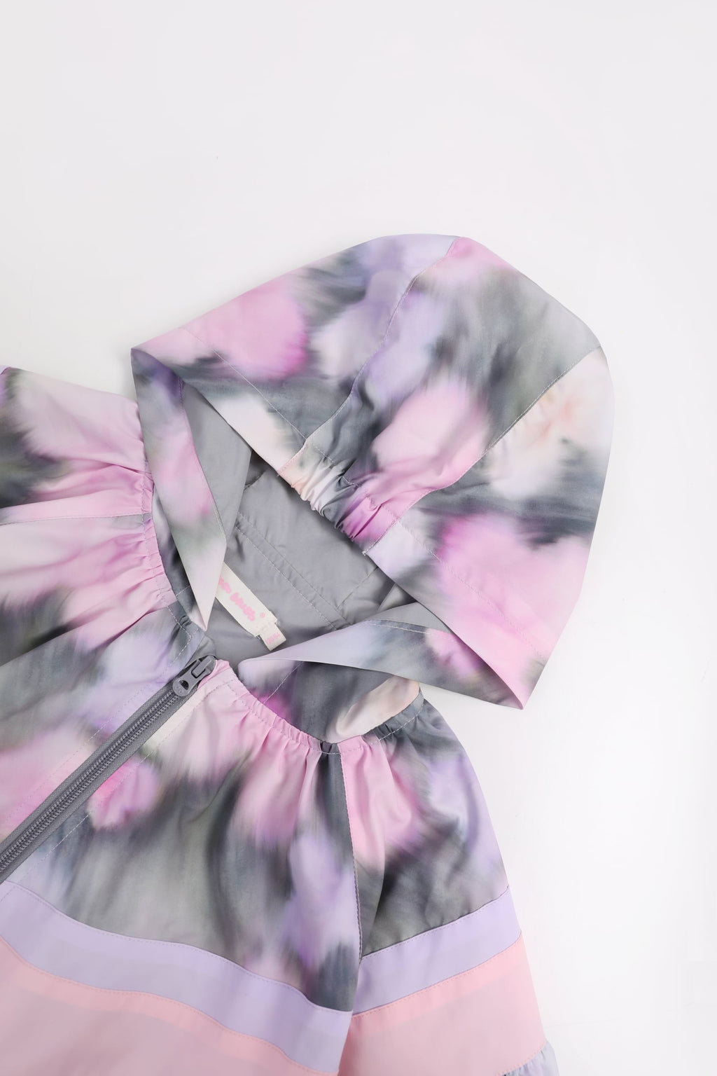 Ink-Wash Animals Colour-Block Jacket by Poco Blush — detail view 7