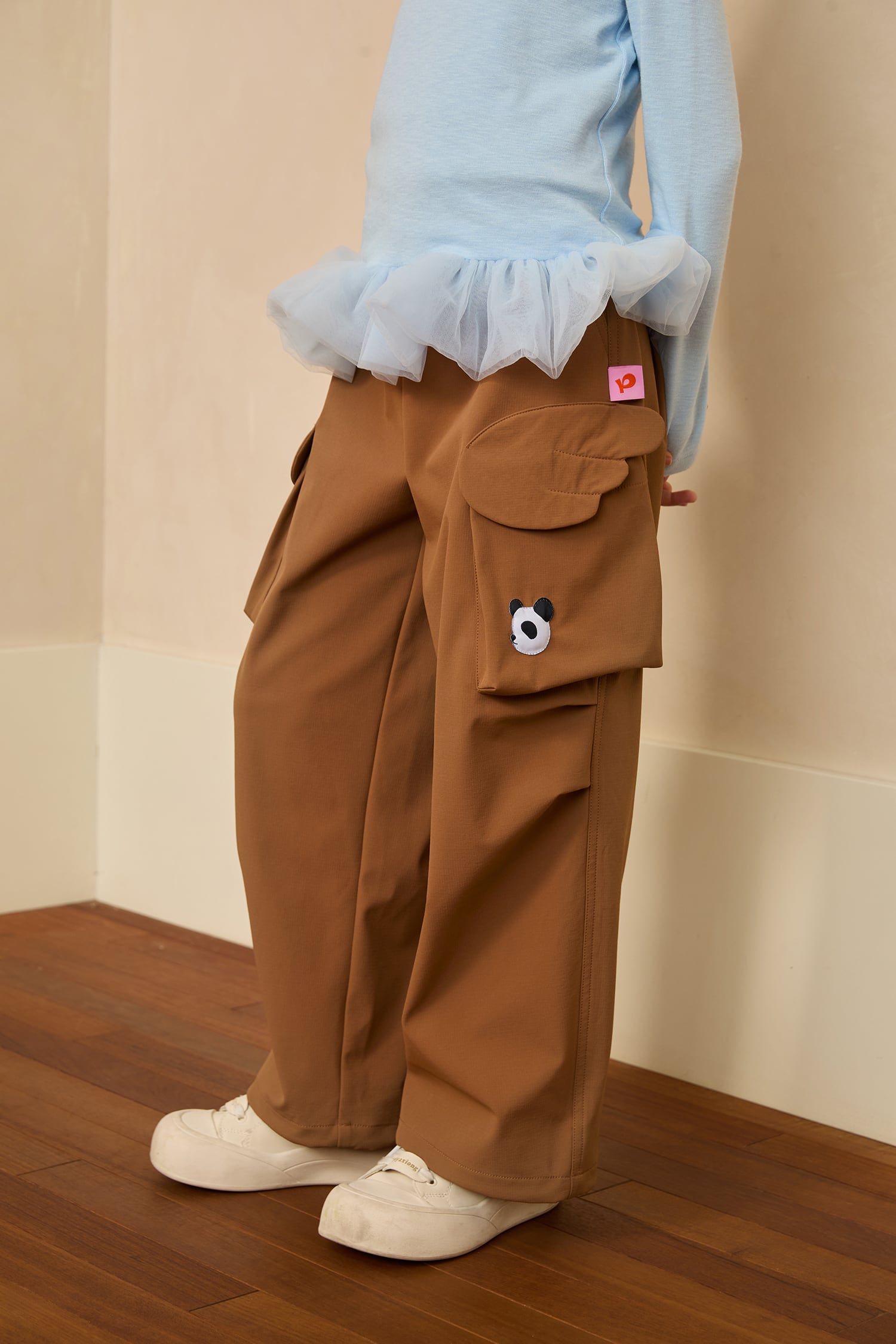 Wing-Pocket Cargo Trousers by Poco Blush — hero view 3