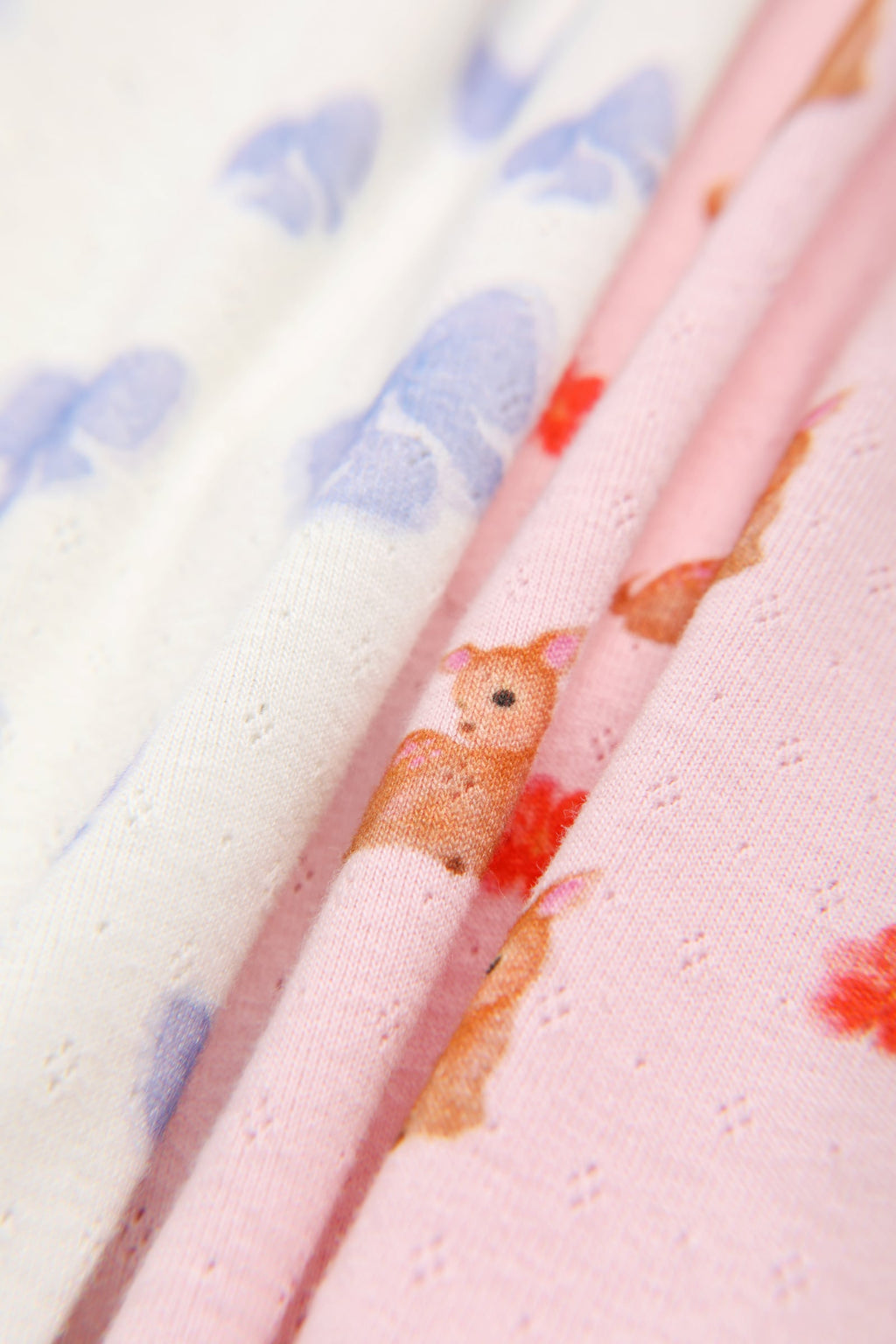 Ink-Wash Animals Barrel-Leg Trousers by Poco Blush — detail view 8