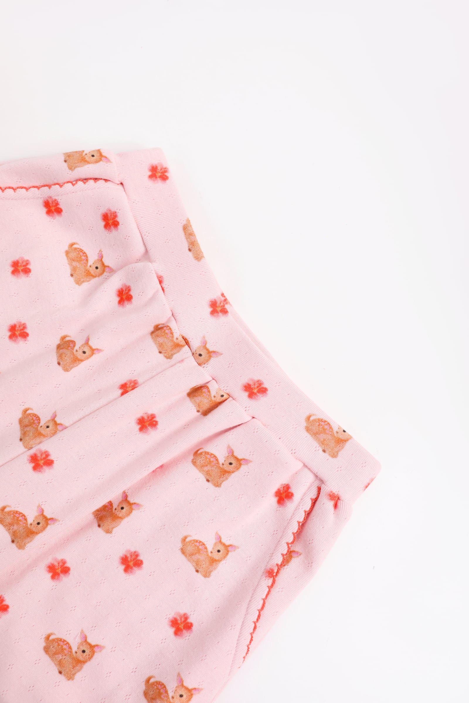 Ink-Wash Animals Barrel-Leg Trousers by Poco Blush — detail view 10