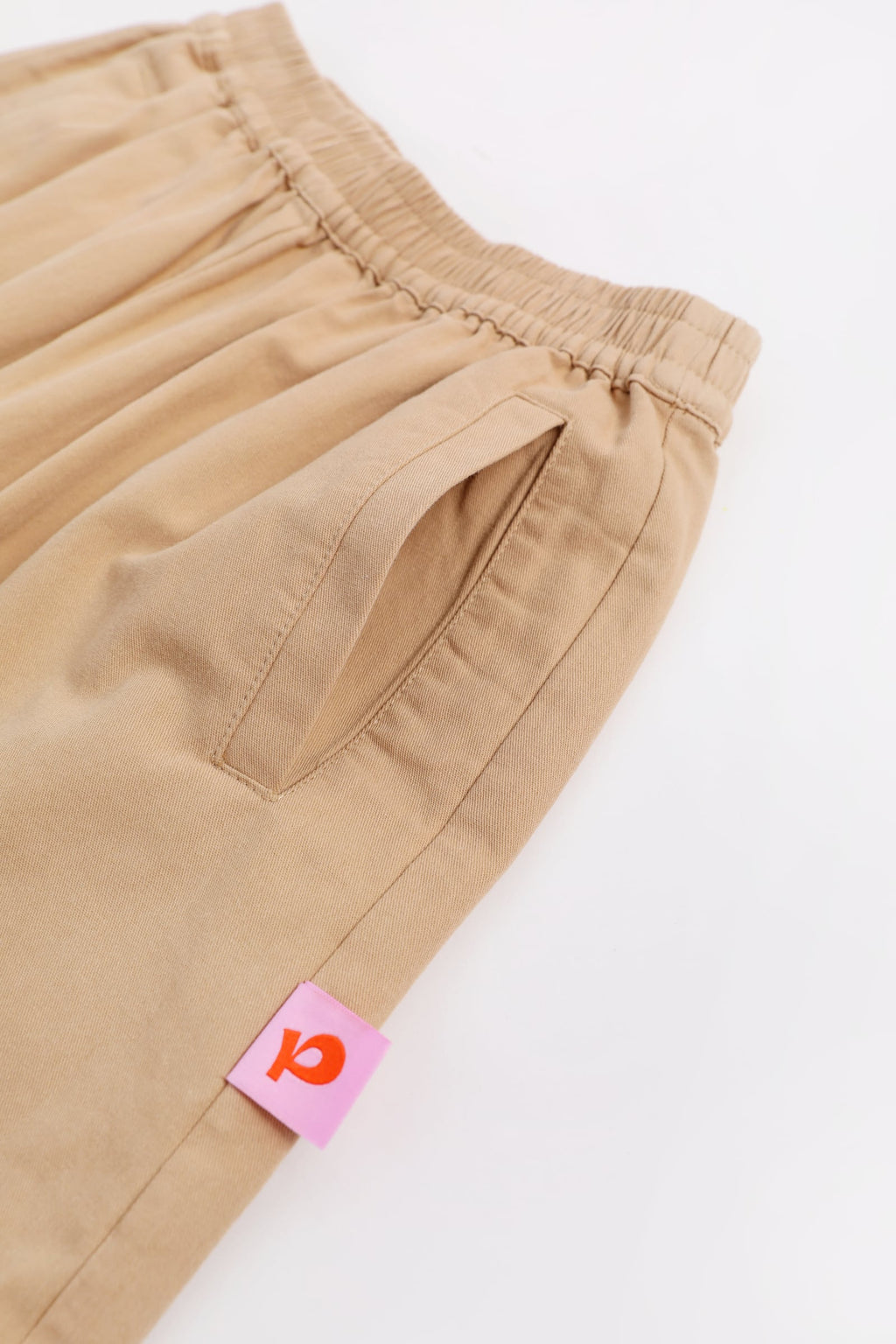 Washed Bow Cargo Trousers by Poco Blush — detail view 8