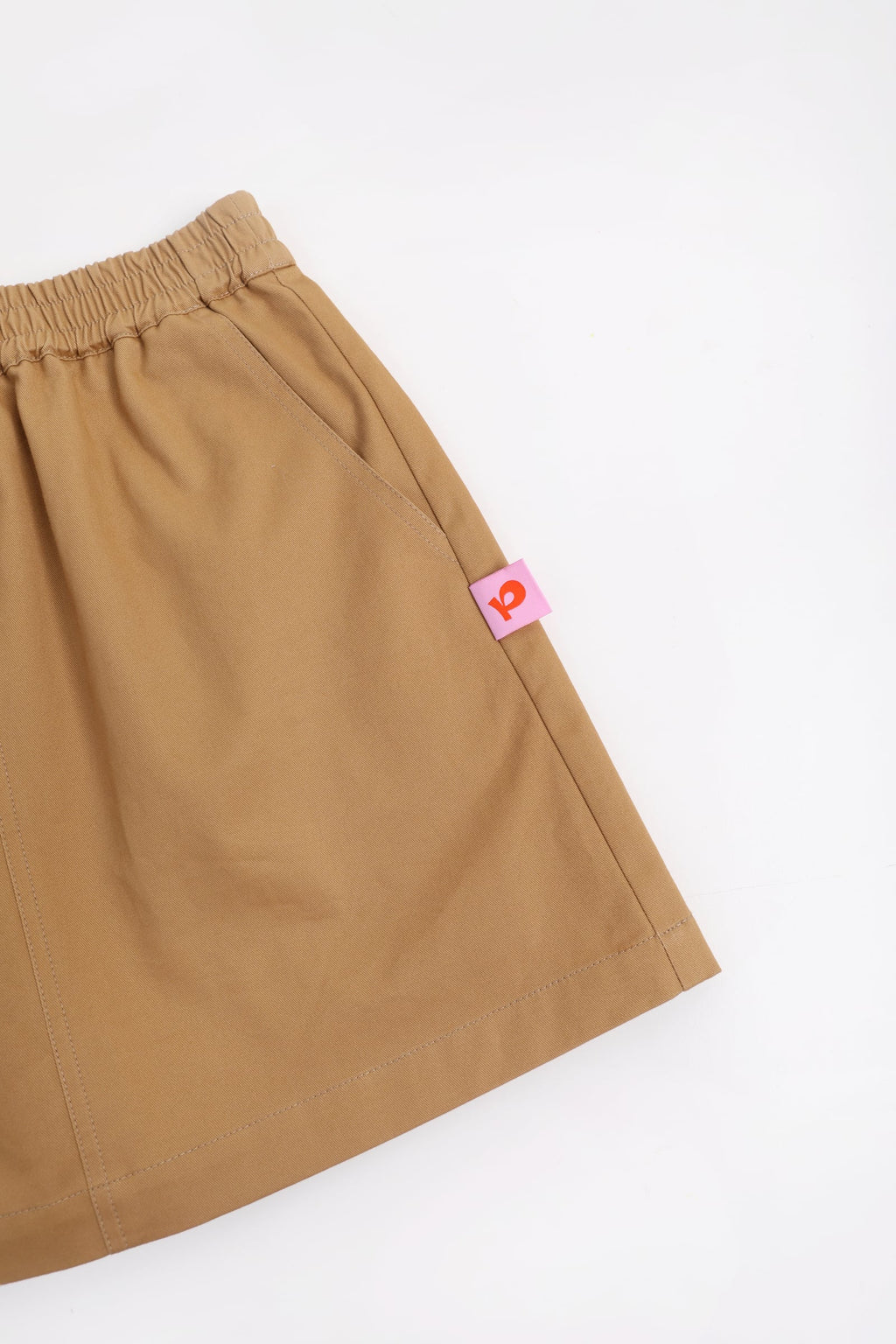 Caramel A-Line Skort by Poco Blush — detail view 8