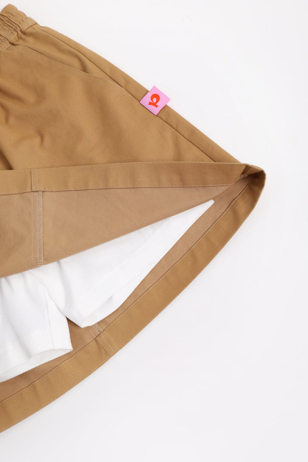 Caramel A-Line Skort by Poco Blush — detail view 10