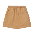 Caramel A-Line Skort in Caramel Brown — flat lay