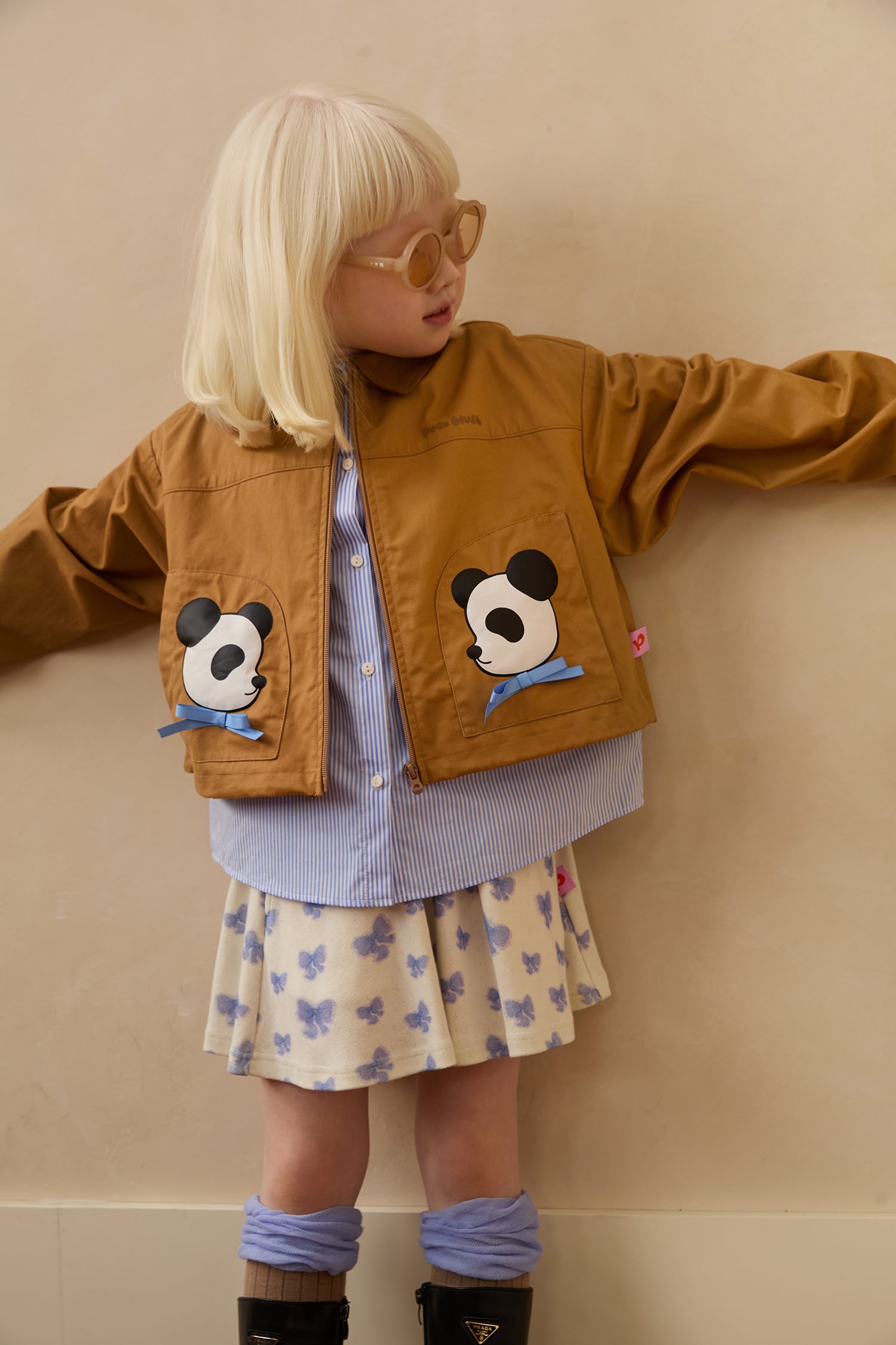 Panda Layered Jacket by Poco Blush — hero view 2