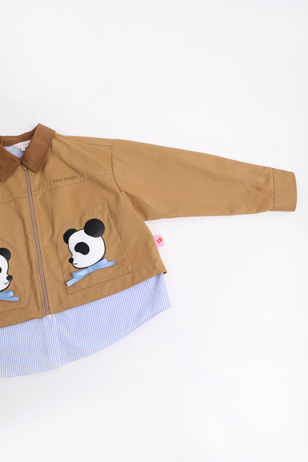 Panda Layered Jacket by Poco Blush — detail view 10