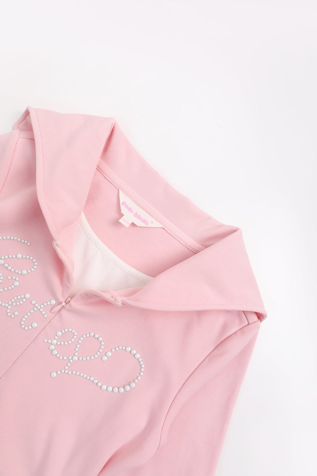Tulle-Hem Long-Sleeve Top by Poco Blush — detail view 9