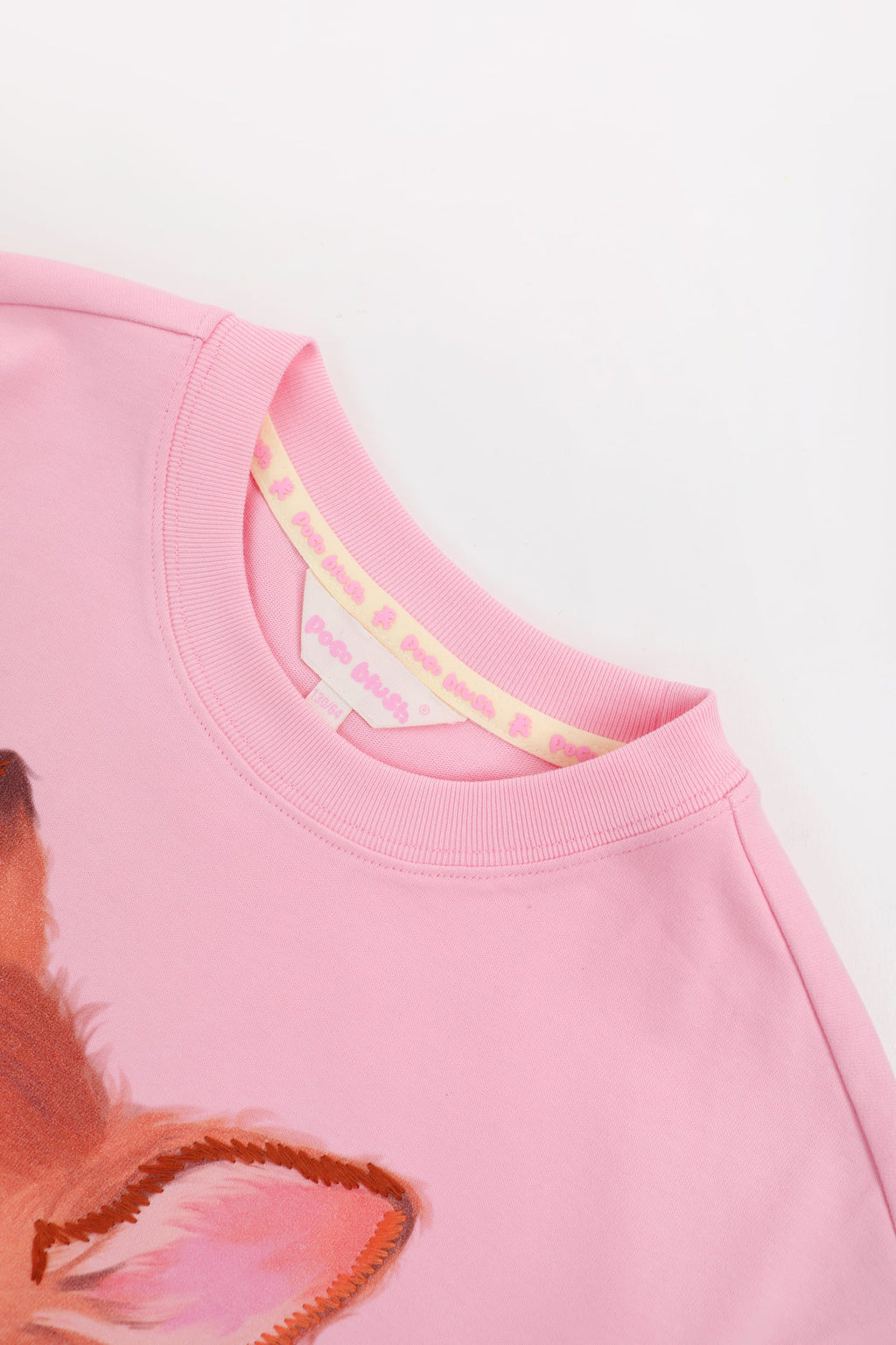 Patchwork Ink-Wash Layered Tee by Poco Blush — detail view 7