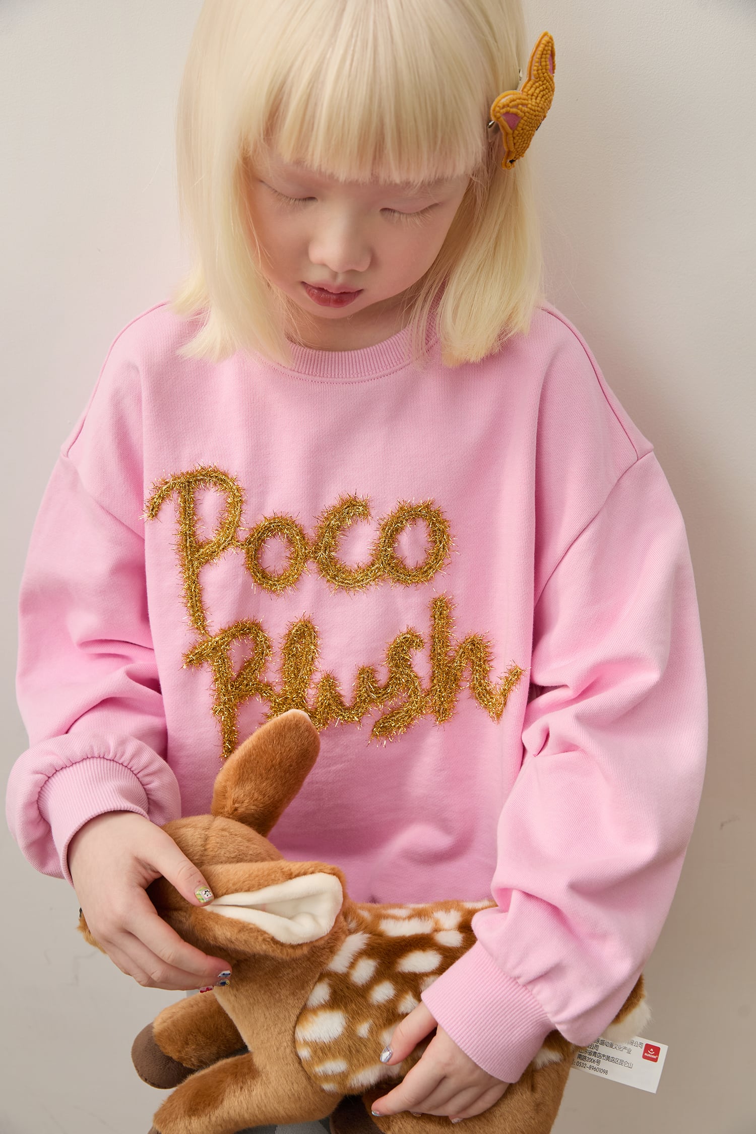 Rare Animals Beaded Hair Clips by Poco Blush — model view 6