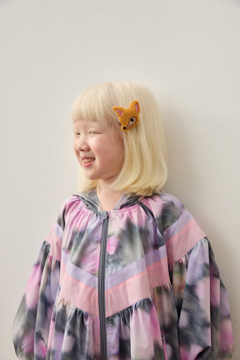 Rare Animals Beaded Hair Clips by Poco Blush — model view 7