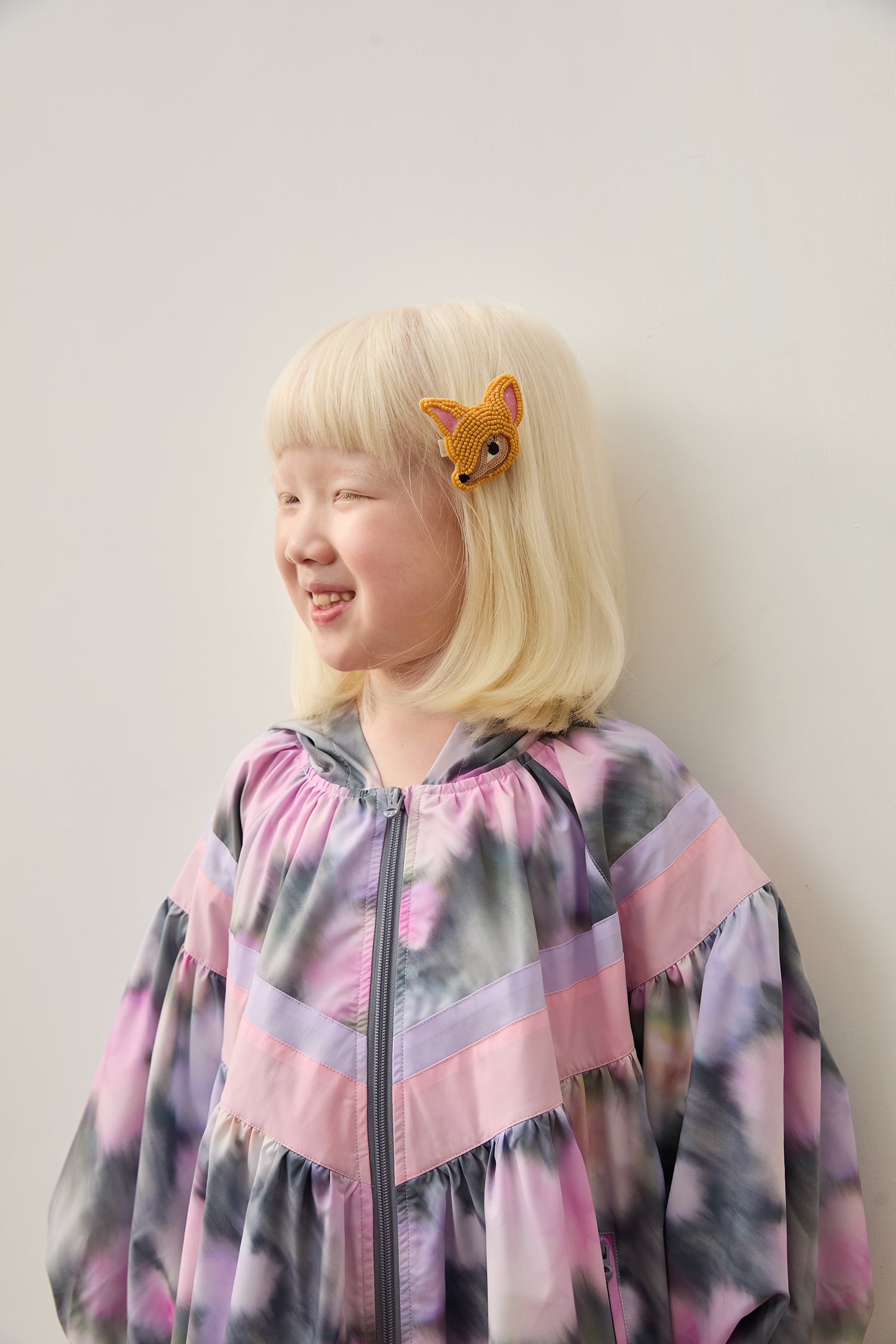 Rare Animals Beaded Hair Clips by Poco Blush — model view 7