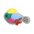 Rare Animals Beaded Hair Clips in Toucan — flat lay