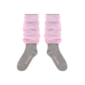 Colour-Block Knee-High Socks by Poco Blush — flat view 6