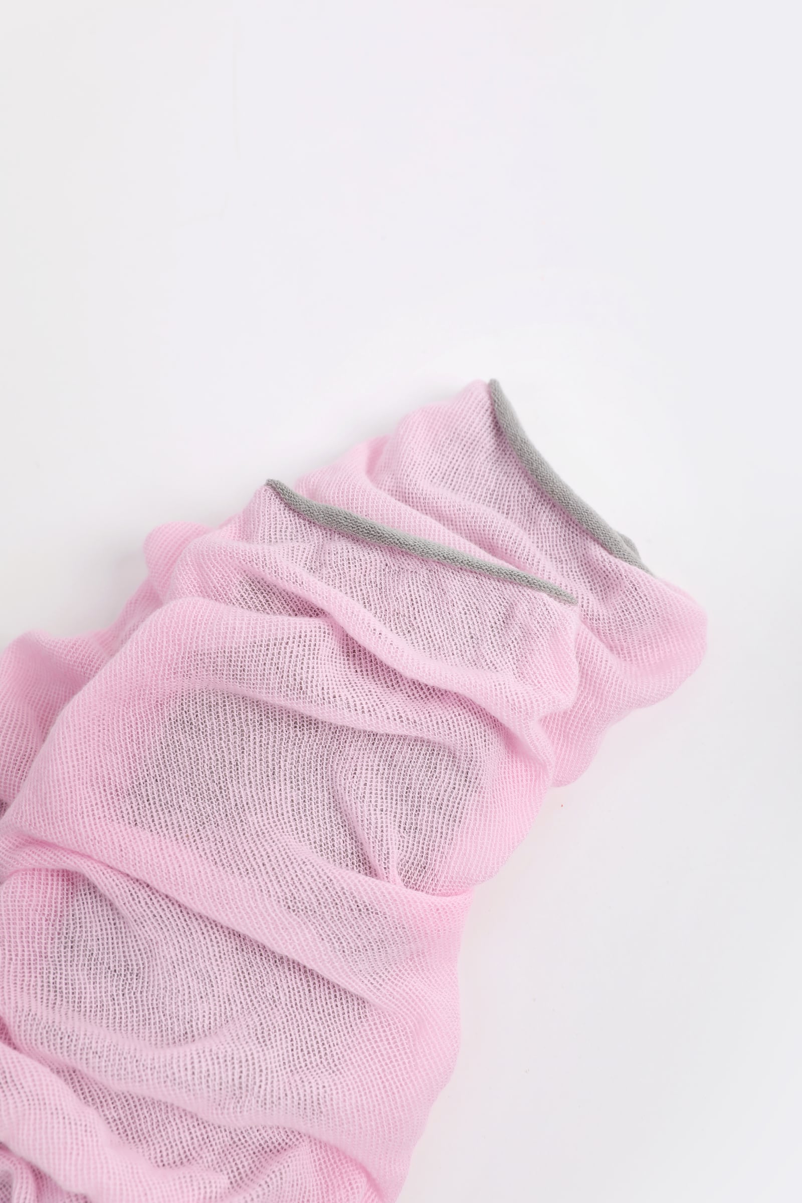Colour-Block Knee-High Socks by Poco Blush — detail view 10