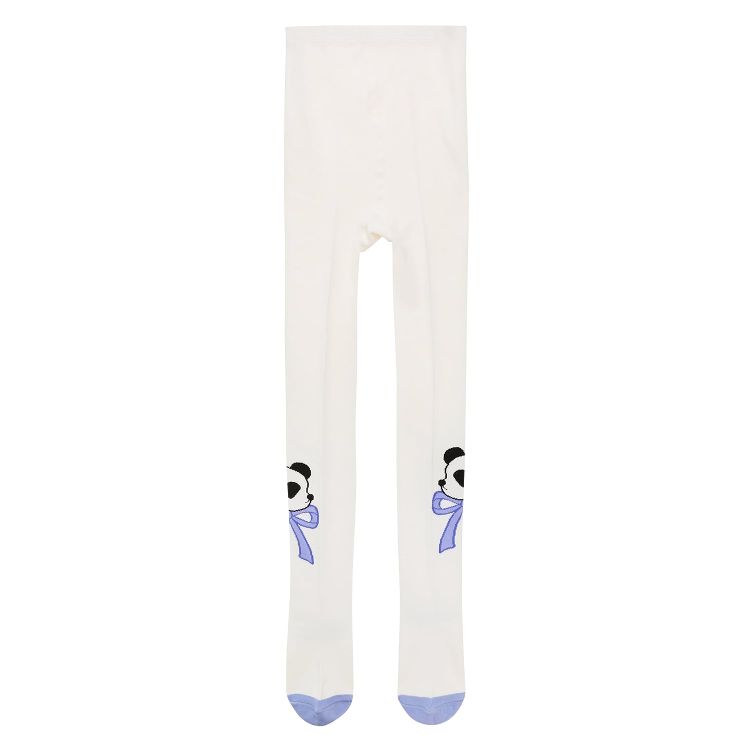 Ink-Wash Animals Jacquard Tights by Poco Blush — flat view 6