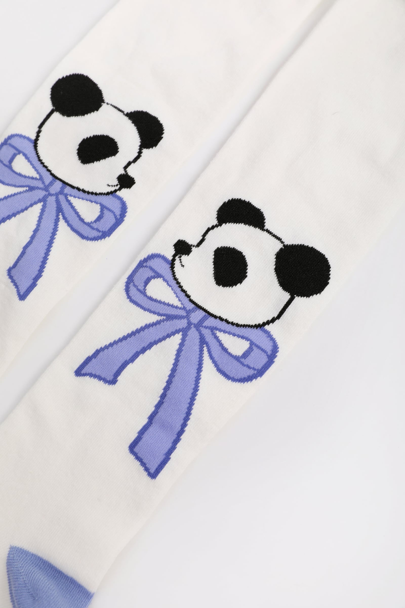 Ink-Wash Animals Jacquard Tights by Poco Blush — detail view 11