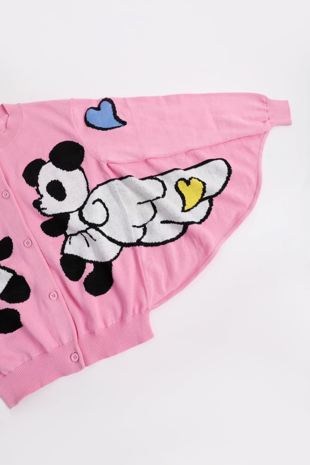 Flying Panda Wing Knit Sweater by Poco Blush — detail view 10