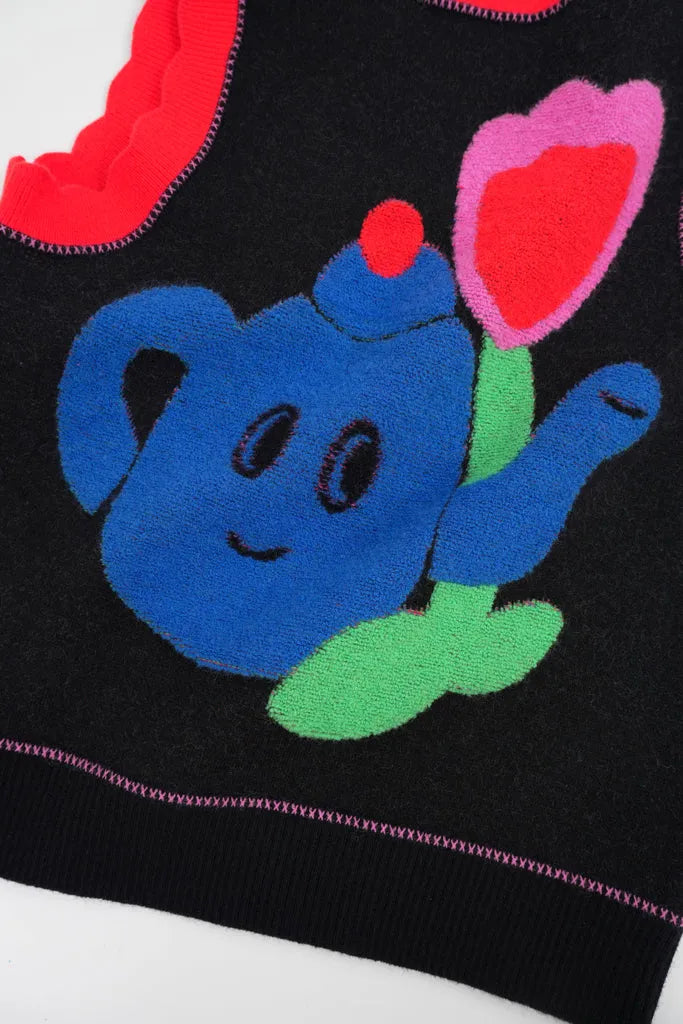 Poco Blush William Morris Tea-Time Knit Vest